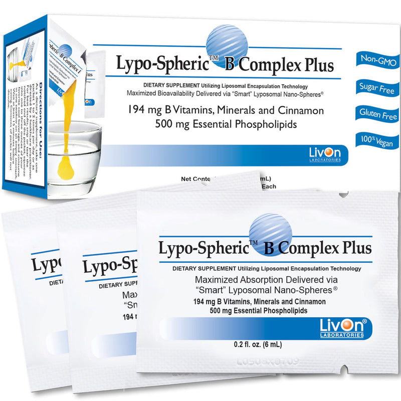Lypo-Spheric® B コンプレックス プラス 30 パック