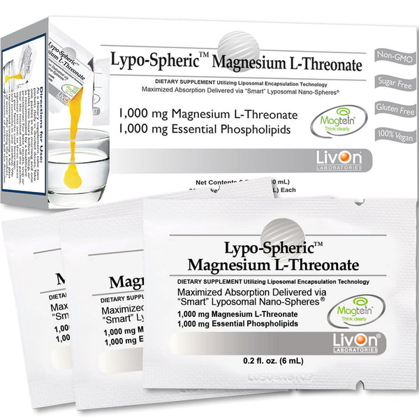 Lypo-Spheric® Magnesium L-Threonate 30 عبوة