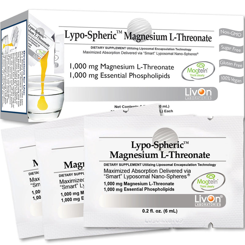 Lypo-Spheric® Magnesium L-Threonate 30 packs