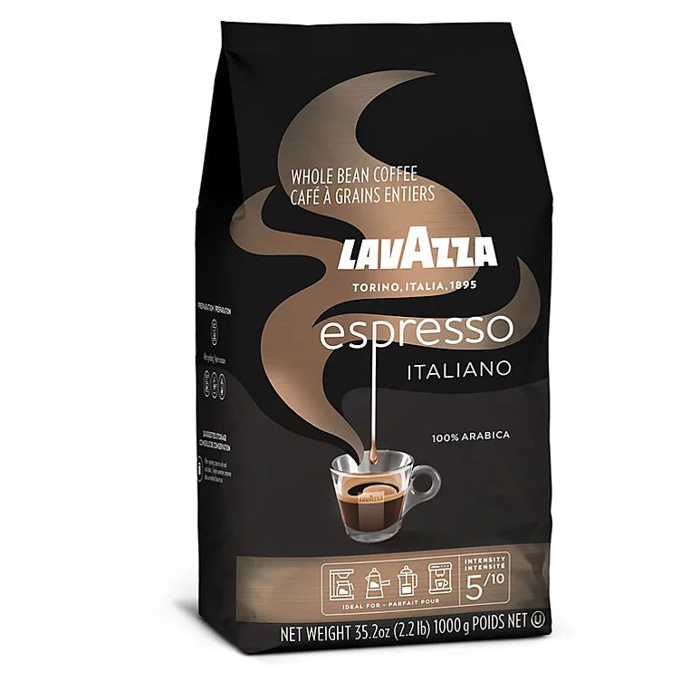 Lavazza Caffe Espresso Whole Bean Coffee, Medium Roast (35.2 oz.)