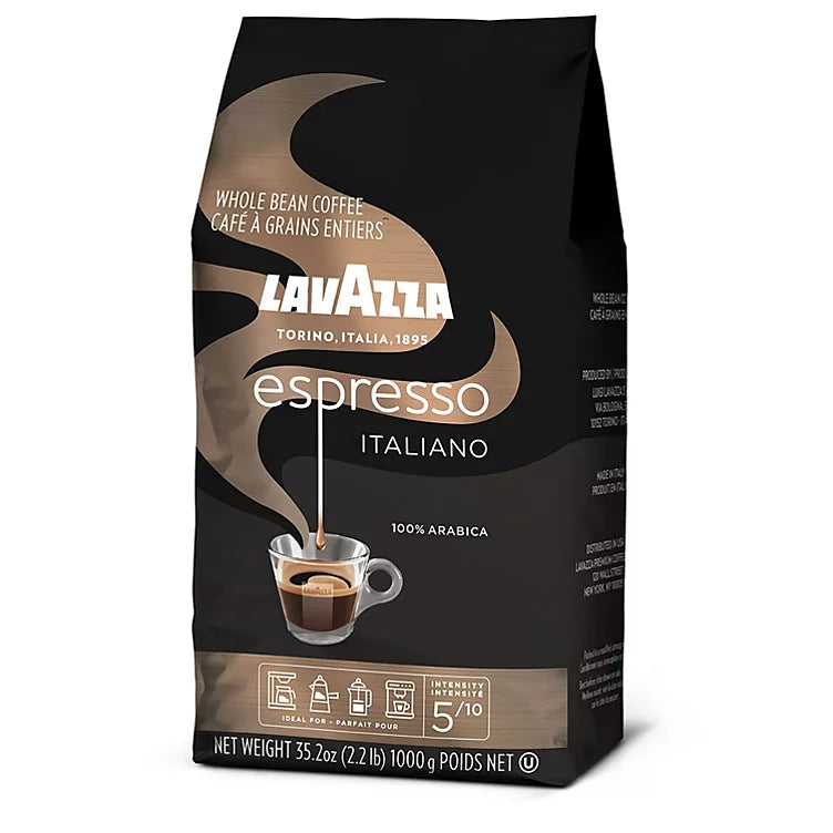 Lavazza Caffe Espresso Whole Bean Coffee, Medium Roast (35.2 oz.)