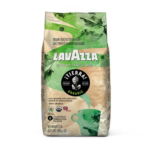 Lavazza Organic Tierra! Whole Bean Coffee Blend, Italian Roast (35.2 oz.)
