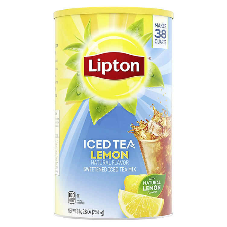 Lipton Sweetened Iced Tea Mix, Lemon (89.8 oz.)