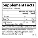 Liquid Magnesium Gels 400 mg 250 gels