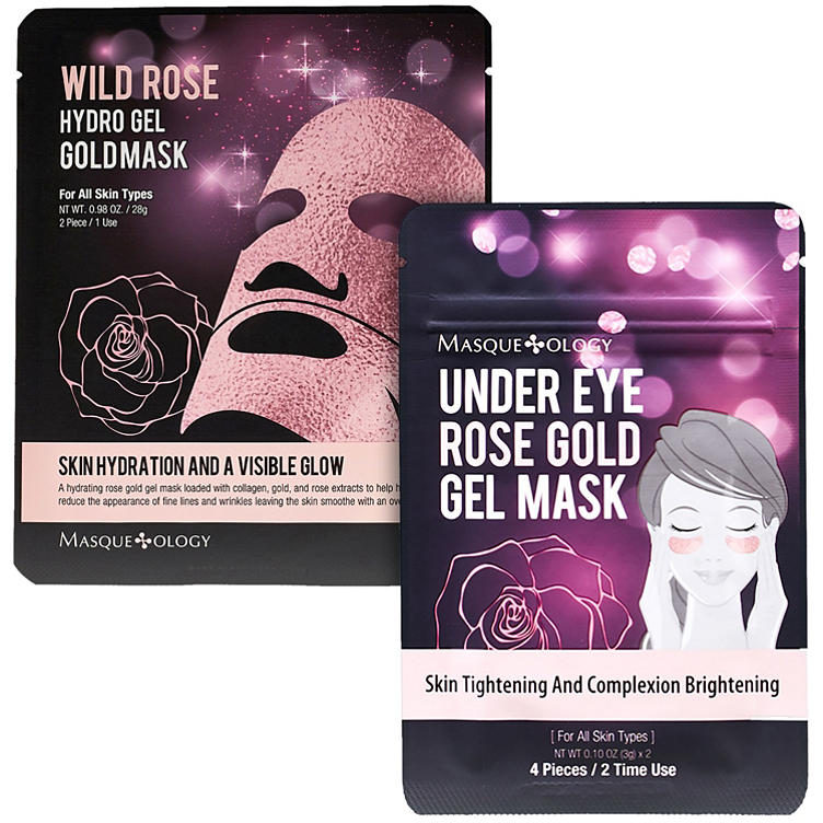 Masqueology Wild Rose Gel Mask Set (12 ct.)