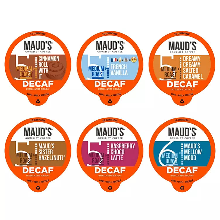 Maud's Decaf Flavored Coffee K-Cup Variety Pack (72 ct.)