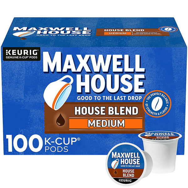 Maxwell House Medium Roast House Blend Coffee K-Cups (100 ct.)