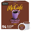 McCafe Coffee Single Serve K-Cup Pods, Dark French Roast (94 ct.)