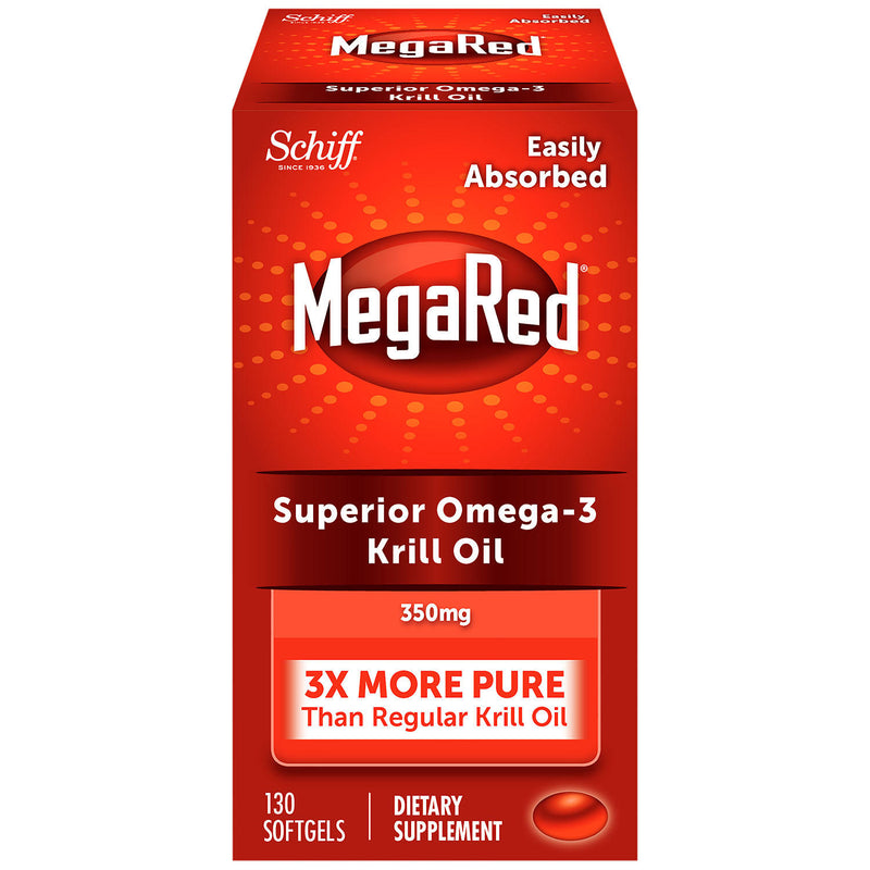 MegaRed 350mg Omega-3 Krill Oil Dietary Supplement (130 ct.)