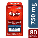 MegaRed 750mg Ultra Concentration Omega-3 Krill Oil (80 ct.)