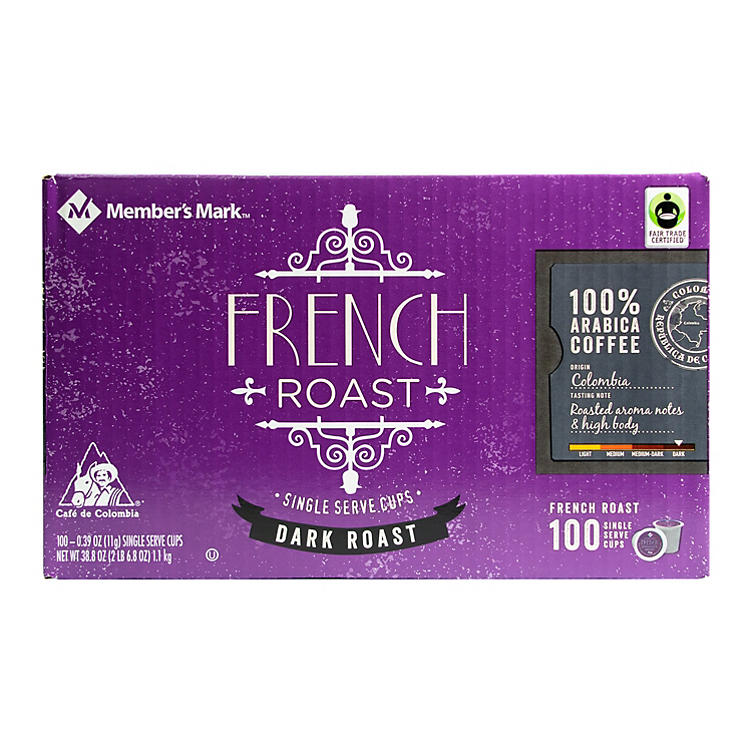 Member's Mark French Roast Coffee, Single-Serve Cups (100 ct.)