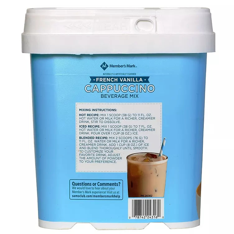 Member's Mark French Vanilla Cappuccino Beverage Mix (48 oz.)