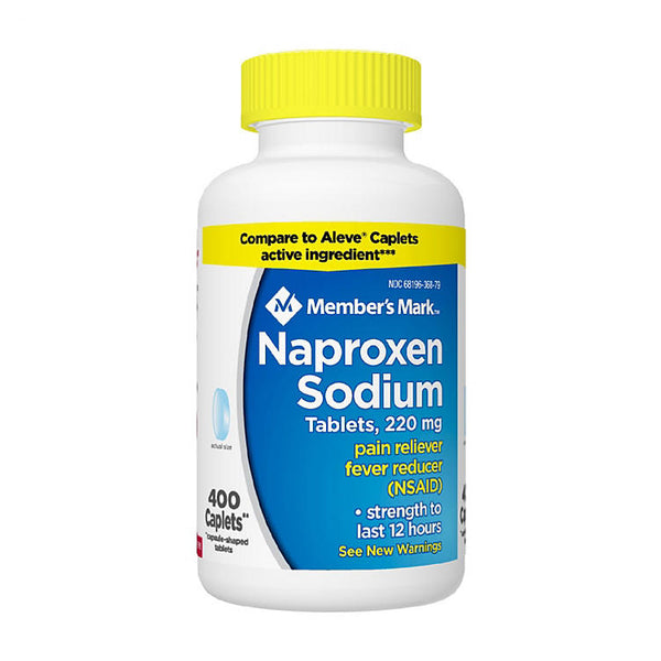Member's Mark Naproxen Sodium Tablets USP, 220mg(400캐럿)
