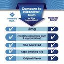 Member's Mark Nicotine Uncoated Gum 2mg, Original Flavor (380 ct.)
