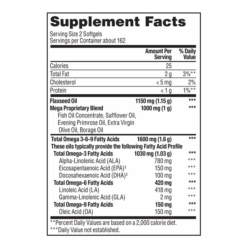 Member's Mark Omega 3-6-9 Dietary Supplement (325 ct.)