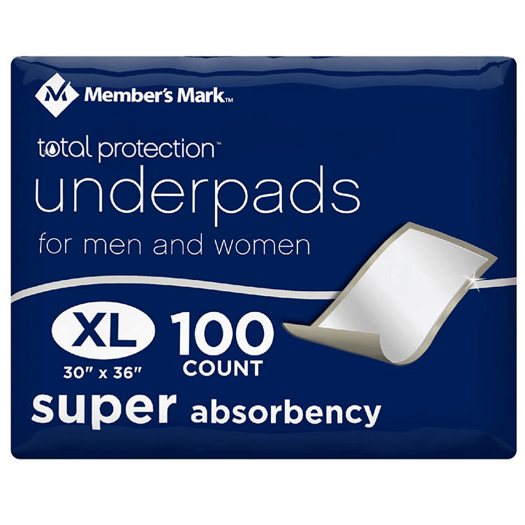 Member's Mark Total Protection Underpad, 30