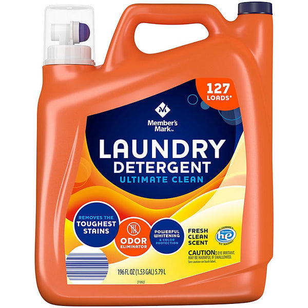 Member's Mark Ultimate Clean Liquid Laundry Detergent (127 loads, 196 oz)