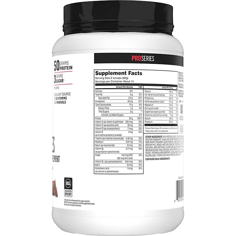 Muscle Milk Pro Series Protein Powder Supplement, Knockout Chocolate (40.7 oz.)