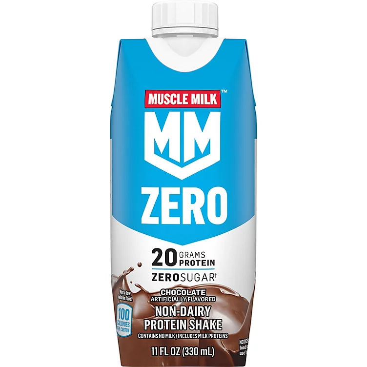 Muscle Milk Zero Non-Dairy Protein Shake, Chocolate (11 fl. oz., 18 pk.)