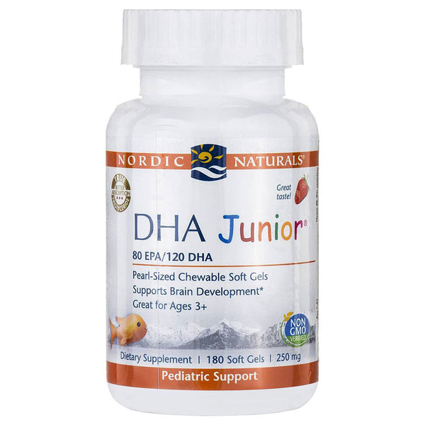 DHA Junior - Strawberry 180 gel caps