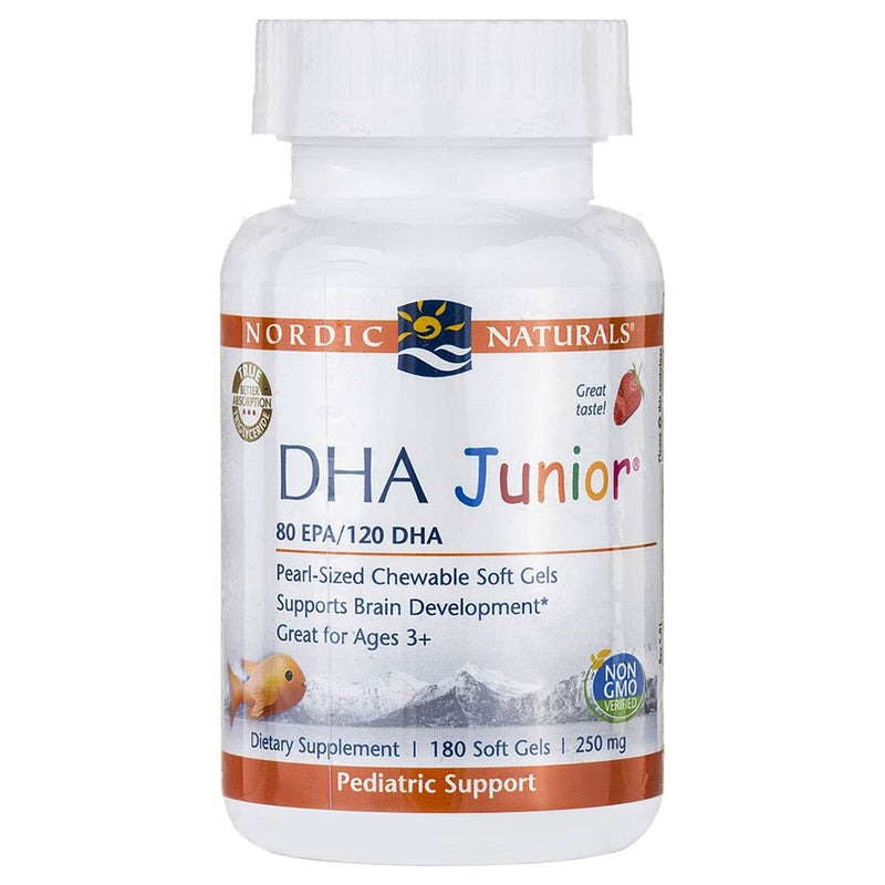 DHA Junior - Strawberry 180 gel caps