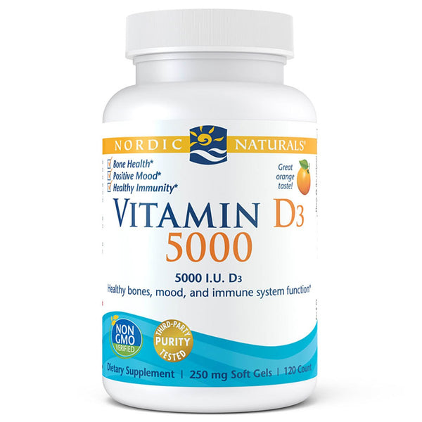 Vitamin D3 5000 Iu 120 Gels