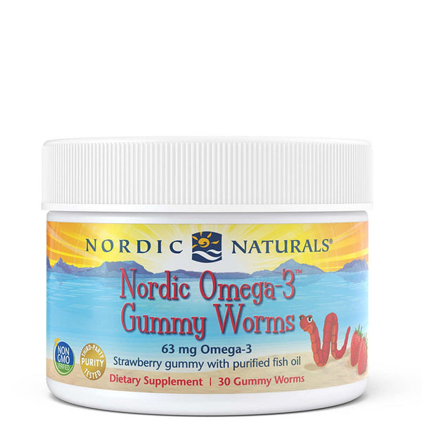 Nordic Omega-3 Gummy Worms™ 30 웜