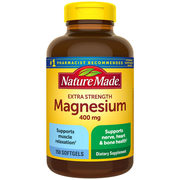 <tc>네이처 메이드 마그네슘, 400 mg. (150캐럿)</tc>