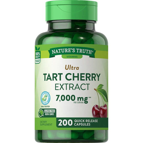 Nature's Truth Tart Cherry Extract 7,000 mg Quick-Release Capsules (200 ct.)