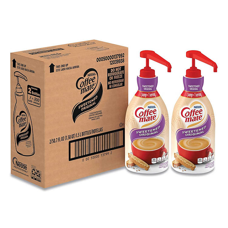 Nestle Coffee-mate Coffee Creamer, Sweetened Original (2 pk.)