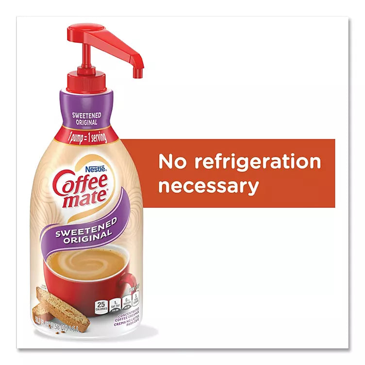 Nestle Coffee-mate Coffee Creamer, Sweetened Original (2 pk.)