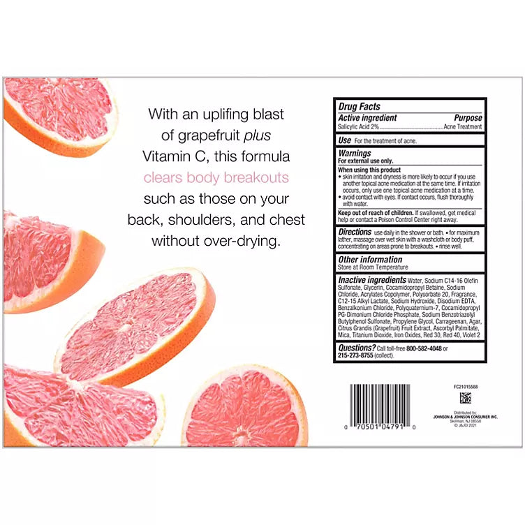Neutrogena Body Clear Body Wash, Pink Grapefruit (8.5 fl. oz., 4 pk.)