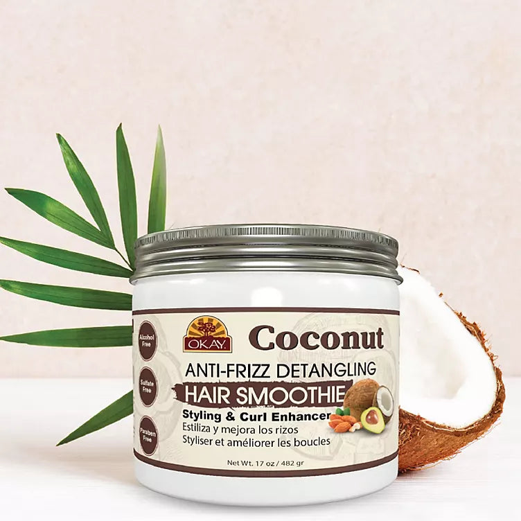 Okay Coconut Anti-Frizz Detangling Hair Smoothie Mask (17 fl. oz.)