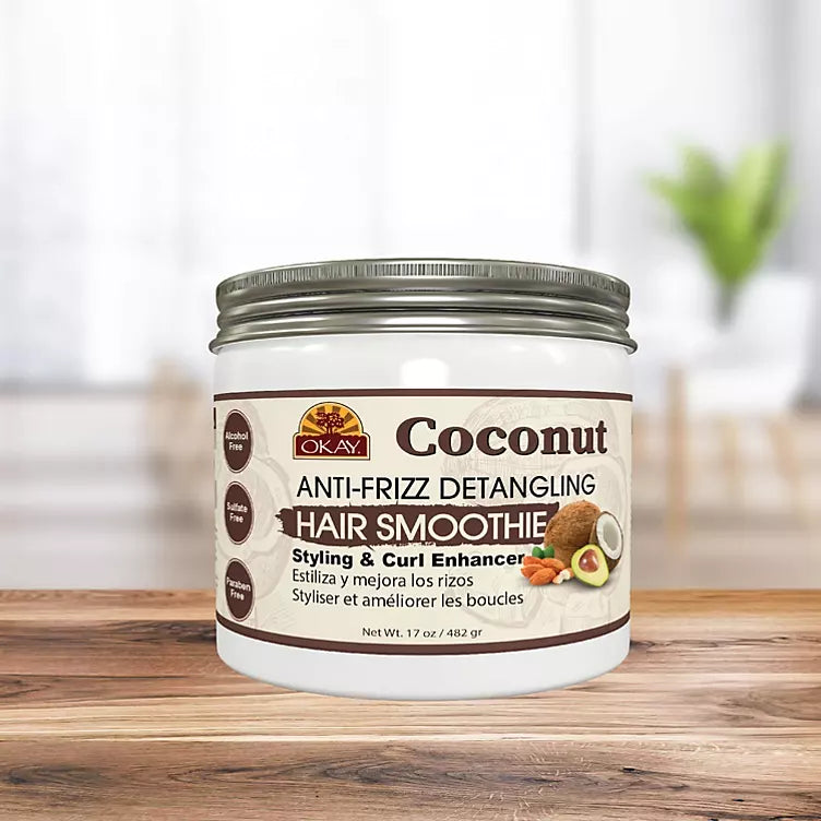 Okay Coconut Anti-Frizz Detangling Hair Smoothie Mask (17 fl. oz.)