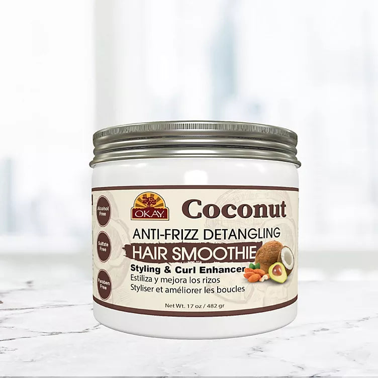 Okay Coconut Anti-Frizz Detangling Hair Smoothie Mask (17 fl. oz.)