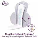 One by Poise Supreme Ultra Thin Pads with Wings, Heavy (54 ct.)