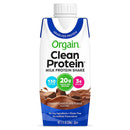 Orgain Clean Protein Grass Fed Shake, Creamy Chocolate Fudge (12 ct.)