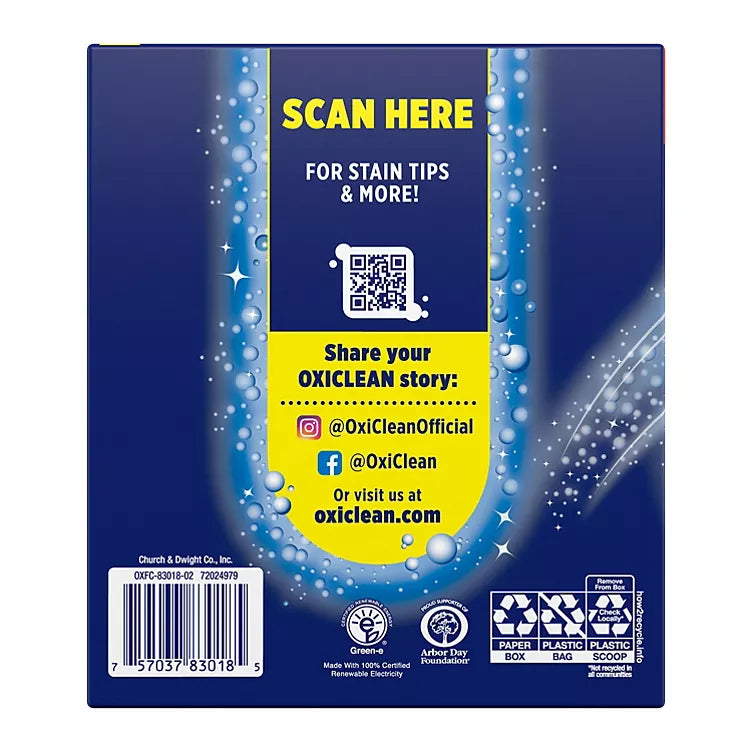 OxiClean Max Efficiency Versatile Stain Remover Powder (8.08 lbs.)
