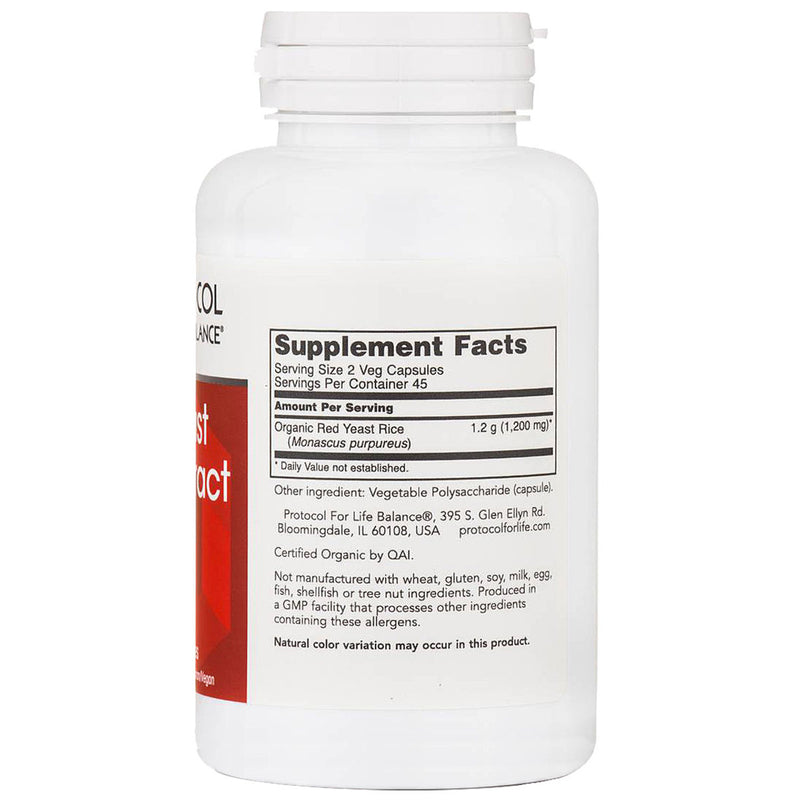 Red Yeast Rice Extract 90 vcaps