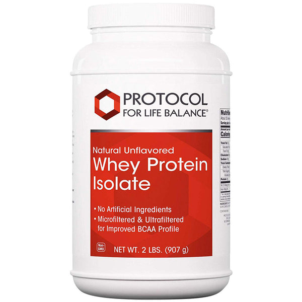 Whey Protein Isolate Natural Unflavored 2 lbs (907 g)