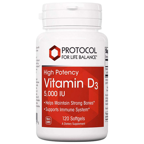 Vitamin D3 5000 IU 120 softgels