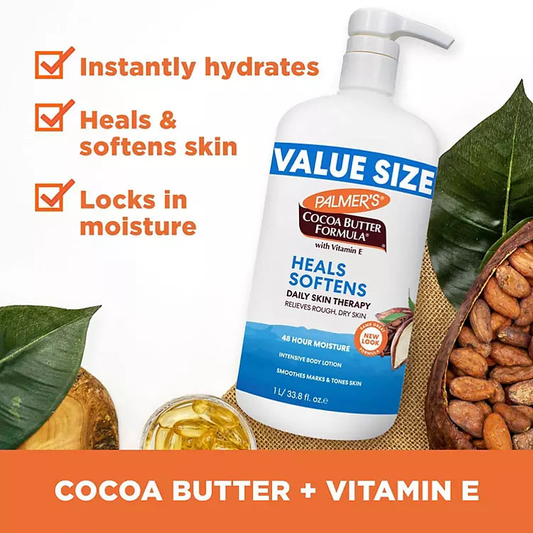 Palmer's Cocoa Butter Formula with Vitamin E Daily Skin Therapy Lotion (33.8 fl., oz., 2pk.)