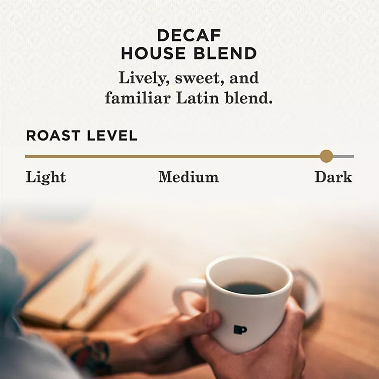 Peet's Decaf House Blend 75 ct K-cups