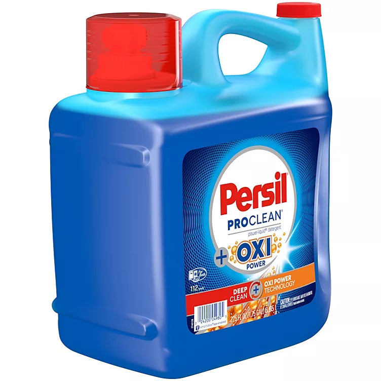 Persil ProClean Liquid Laundry Detergent + OXI Power (225 fl. oz., 112 loads)