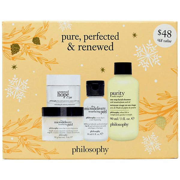 Philosophy Pure, Perfect and Renewed 4-Piece Set