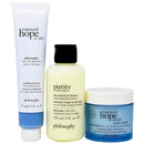 Philosophy Smooth, Glowing & Hopeful Set (3 pc.)