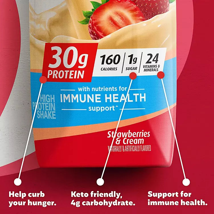 Premier Protein High Protein Shake, Strawberries & Cream (11 fl. oz., 15 pk.)