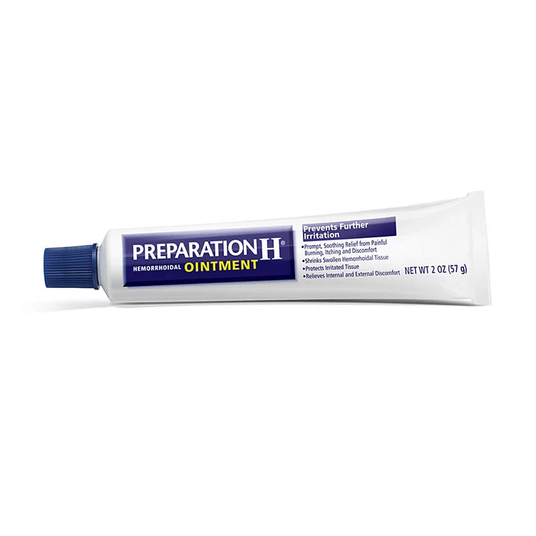 Preparation H Hemorrhoid Symptom Treatment Ointment Itching, Burning and Discomfort Relief (4.0 oz, Twin Pack)