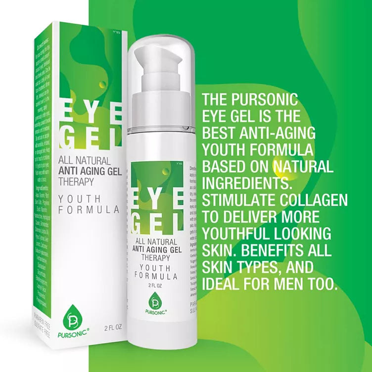 Pursonic All Natural Youth Formula Professional Anti-Aging Eye Gel Therapy (2 oz.)