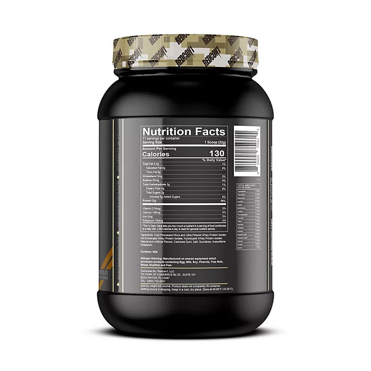 Redcon1 Isotope 100% Whey Isolate Protein, 2.11 lbs. (Choose Your Flavor)